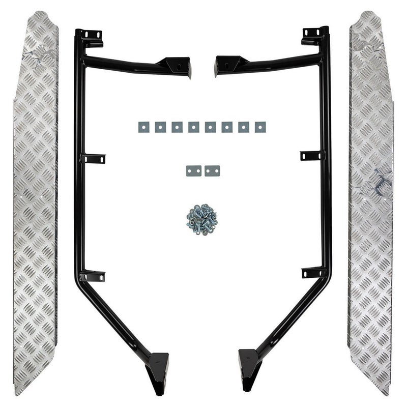 ARB Deluxe Steps and Rails with Aluminium Tread - Nissan GU Patrol